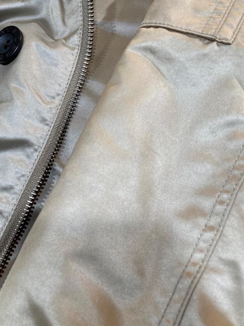 BURBERRY BLACK LABEL（バーバリーブラックレーベル）BURBERRY BLACK LABEL (バーバリーブラックレーベル) N-3Bタイプフライトジャケット / BMP38-719-43 ベージュ サイズ:Lの古着・服飾アイテム