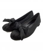 GEMMA LINN×AKIKO KIZU×Daniellaジェマ リン×アキコ）の古着「パファーリボンバレエシューズ　GE24180」｜ブラック