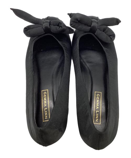 GEMMA LINN（ジェマ リン）GEMMA LINN (ジェマ リン) AKIKO KIZU (アキコ) Daniella パファーリボンバレエシューズ　GE24180 ブラック サイズ:37の古着・服飾アイテム