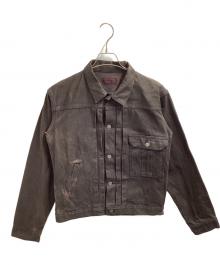 TMT BIGHOLIDAY（ＴＭＴビッグホリデイ）の古着「1st Type デニムジャケット」｜ブラウン