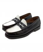 G.H.BASSジーエイチバス）の古着「LARSON WEEJUN Heritage / ラーソン / ペニーローファー / BA11010H」｜ホワイト×ブラック