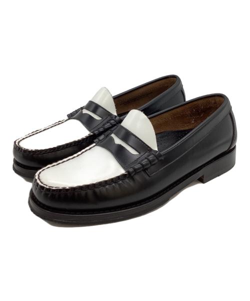 G.H.BASS（ジーエイチバス）G.H.BASS (ジーエイチバス) LARSON WEEJUN Heritage / ラーソン / ペニーローファー / BA11010H ホワイト×ブラック サイズ:40 1/2の古着・服飾アイテム