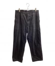 COMOLI（コモリ）の古着「DENIM OVER PANTS / V01-03002 / 22SS」｜ブラック