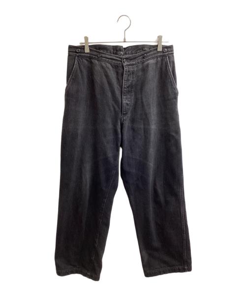 COMOLI（コモリ）COMOLI (コモリ) DENIM OVER PANTS / V01-03002 / 22SS ブラック サイズ:2の古着・服飾アイテム