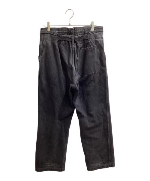 COMOLI（コモリ）COMOLI (コモリ) DENIM OVER PANTS / V01-03002 / 22SS ブラック サイズ:2の古着・服飾アイテム