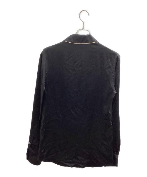 DOLCE & GABBANA（ドルチェ＆ガッバーナ）DOLCE & GABBANA (ドルチェ＆ガッバーナ) シルクパジャマシャツ / FU1AU-G ブラック サイズ:37の古着・服飾アイテム