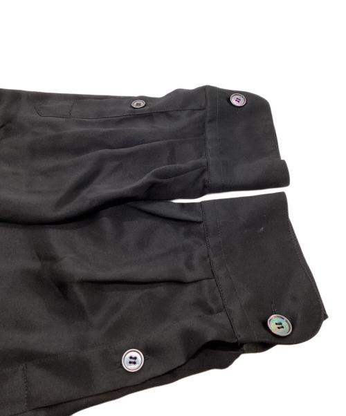 DOLCE & GABBANA（ドルチェ＆ガッバーナ）DOLCE & GABBANA (ドルチェ＆ガッバーナ) シルクパジャマシャツ / FU1AU-G ブラック サイズ:37の古着・服飾アイテム