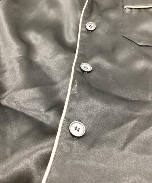 DOLCE & GABBANA（ドルチェ＆ガッバーナ）DOLCE & GABBANA (ドルチェ＆ガッバーナ) シルクパジャマシャツ / FU1AU-G ブラック サイズ:37の古着・服飾アイテム