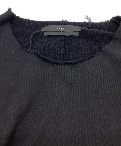 ASKYY（アスキー）ASKYY (アスキー) ジップデザインスウェット / 日本製 ブラック サイズ:FREEの古着・服飾アイテム