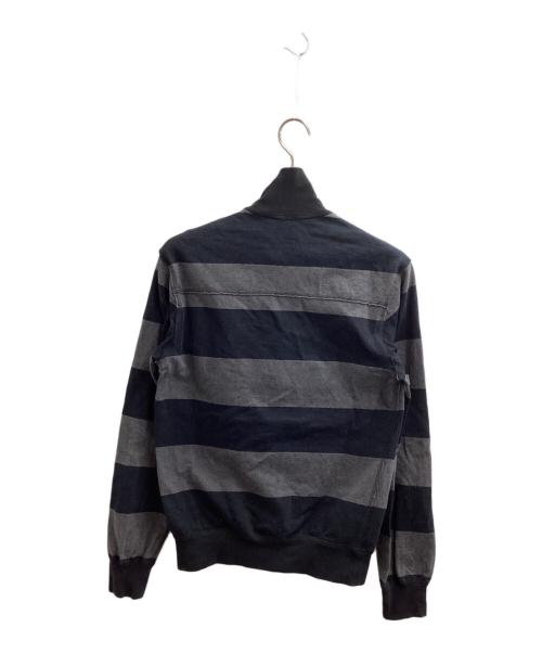DOLCE & GABBANA（ドルチェ＆ガッバーナ）DOLCE & GABBANA (ドルチェ＆ガッバーナ) ボーダートラックジャケット / イタリア製 / GB-G9O19G/G7BH9-B ブラック サイズ:48の古着・服飾アイテム