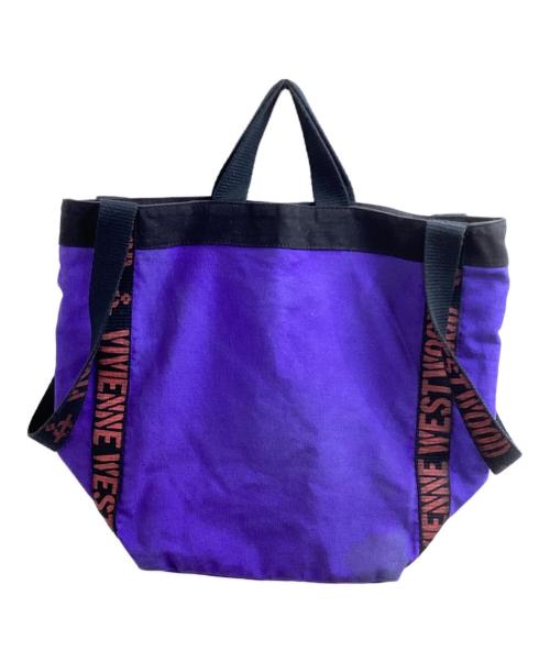 Vivienne Westwood（ヴィヴィアンウエストウッド）Vivienne Westwood (ヴィヴィアンウエストウッド) トートバッグ パープルの古着・服飾アイテム