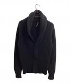 DOLCE & GABBANAドルチェ＆ガッバーナ）の古着「ショールカラーカシミヤニット / TP-GX785T/JAWRN-1」｜ブラック