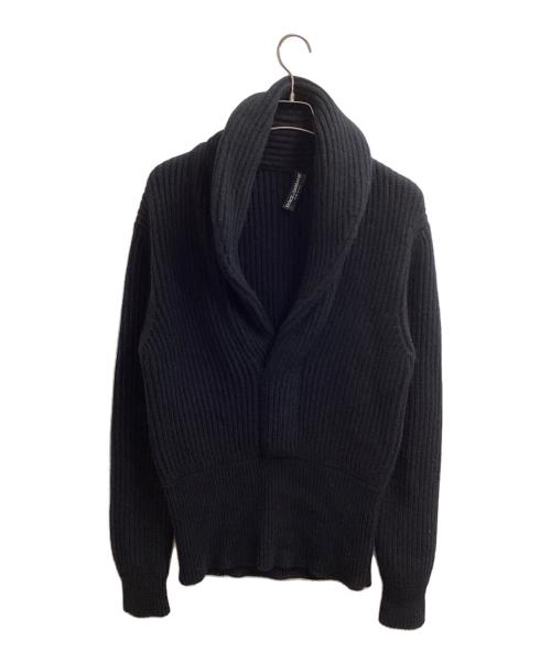 DOLCE & GABBANA（ドルチェ＆ガッバーナ）DOLCE & GABBANA (ドルチェ＆ガッバーナ) ショールカラーカシミヤニット / TP-GX785T/JAWRN-1 ブラック サイズ:48の古着・服飾アイテム