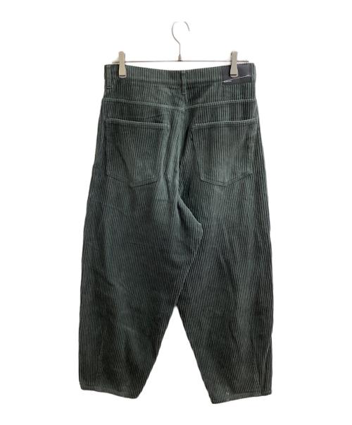 LAD MUSICIAN（ラッドミュージシャン）LAD MUSICIAN (ラッドミュージシャン) CORDUROY TAPERED WIDE PANTS / コーデュロイテーパードワイドパンツ / 2219-514 グリーン サイズ:44の古着・服飾アイテム