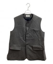 THE RERACS（ザ リラクス）の古着「オーバーサイズウールベスト / 23ss-rebl-364-ssp-j」｜グレー