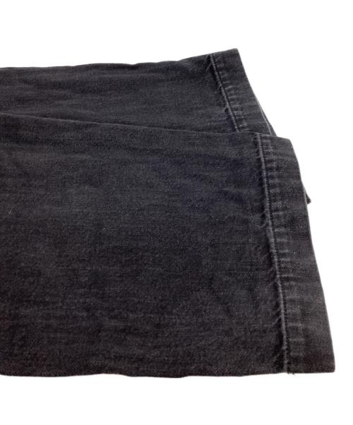 CULLNI（クルニ）CULLNI (クルニ) SLASH TACK PANTS / スラッシュタックパンツ / JAPAN DENIM / JD-PT02-21CLN ブラック サイズ:2の古着・服飾アイテム