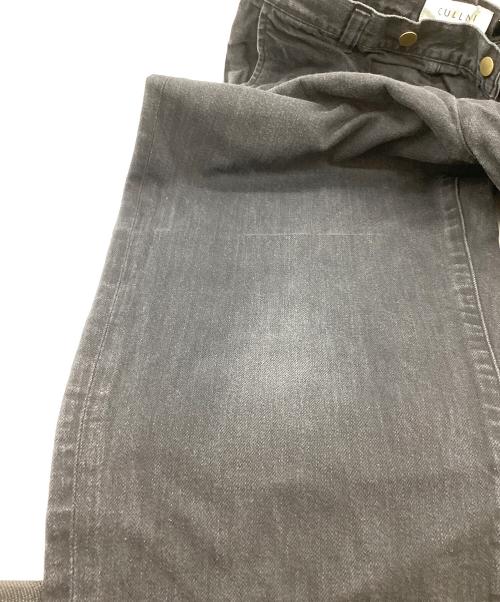 CULLNI（クルニ）CULLNI (クルニ) SLASH TACK PANTS / スラッシュタックパンツ / JAPAN DENIM / JD-PT02-21CLN ブラック サイズ:2の古着・服飾アイテム
