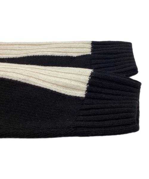 FRED PERRY（フレッドペリー）FRED PERRY (フレッドペリー) RIBBED SLEEVE HALF ZIP JUMPER / リブスリーブハーフジップジャンパー / K1545 ブラック サイズ:M 未使用品の古着・服飾アイテム