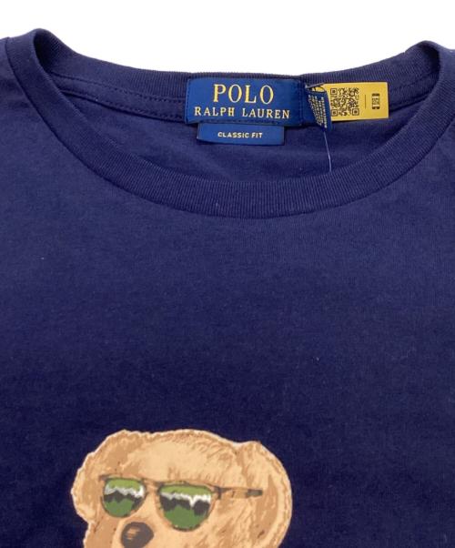 POLO RALPH LAUREN（ポロ・ラルフローレン）POLO RALPH LAUREN (ポロ・ラルフローレン) クラシック フィット Polo ベア ジャージー Tシャツ / MNPOTSH1N822636 ネイビー サイズ:Mの古着・服飾アイテム