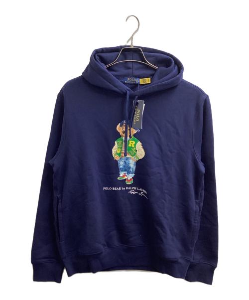 POLO RALPH LAUREN（ポロ・ラルフローレン）POLO RALPH LAUREN (ポロ・ラルフローレン) Poloベアフリースフーディ / MNPOKNI16823998 / 未使用品 ネイビー サイズ:M 未使用品の古着・服飾アイテム