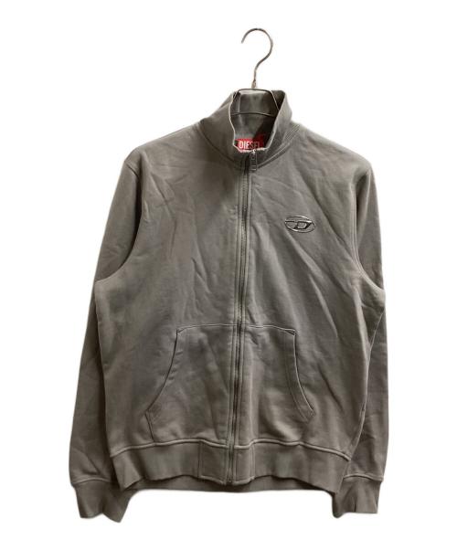 DIESEL（ディーゼル）DIESEL (ディーゼル) ジップアップスウェット / A11439 / S-GINNI-ZIP-OD グレー サイズ:L 未使用品の古着・服飾アイテム