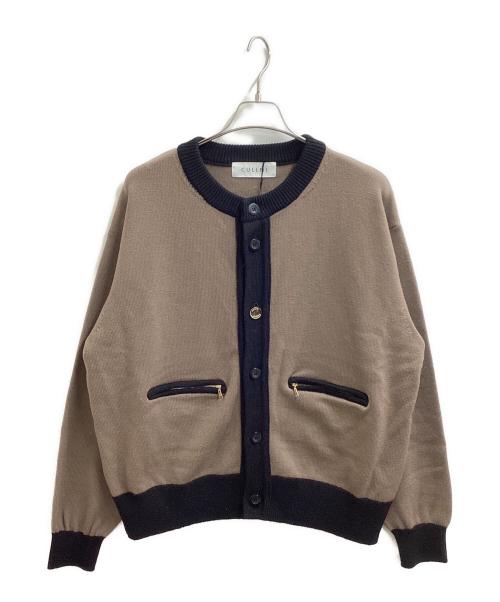 CULLNI（クルニ）CULLNI (クルニ) 25AW luis別注 / クルーネックカーディガン / CU-008-LU ブラウン サイズ:2の古着・服飾アイテム