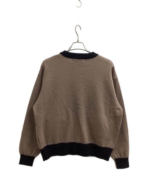 CULLNI（クルニ）CULLNI (クルニ) 25AW luis別注 / クルーネックカーディガン / CU-008-LU ブラウン サイズ:2の古着・服飾アイテム