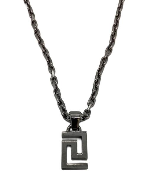 VERSACE（ヴェルサーチェ）VERSACE (ヴェルサーチェ) グレカ グリーク / ネックレス　DG17334S シルバーの古着・服飾アイテム