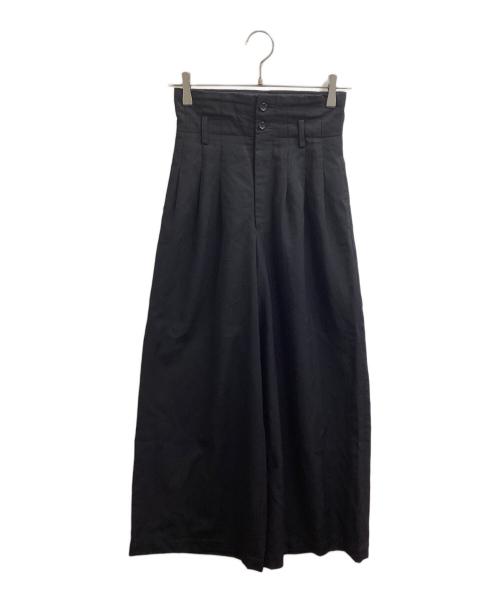 COMME des GARCONS tricot（コムデギャルソントリコ）COMME des GARCONS tricot (コムデギャルソントリコ) 2タックワイドパンツ / TP-05044S / AD1991 ブラック サイズ:Sの古着・服飾アイテム