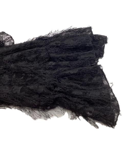 FRAY ID（フレイ アイディー）FRAY ID (フレイ アイディー) フェザーレースブラウスセットドレス / FWFO245501 ブラックの古着・服飾アイテム