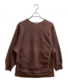 Champion（チャンピオン）の古着「リバースウィーブスウェット / 刺繍タグ 90s 後染め」｜ブラウン