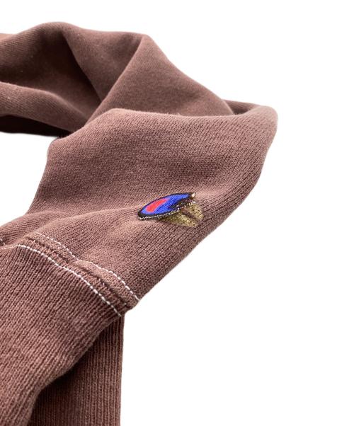 Champion（チャンピオン）Champion (チャンピオン) リバースウィーブスウェット / 刺繍タグ 90s 後染め ブラウン サイズ:XLの古着・服飾アイテム