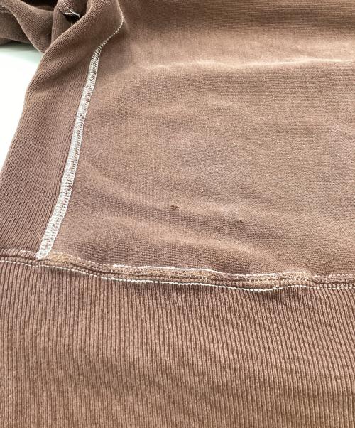 Champion（チャンピオン）Champion (チャンピオン) リバースウィーブスウェット / 刺繍タグ 90s 後染め ブラウン サイズ:XLの古着・服飾アイテム