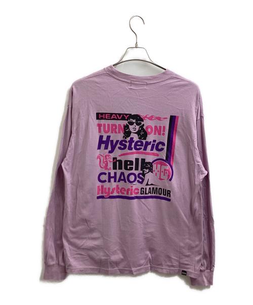 Hysteric Glamour（ヒステリックグラマー）Hysteric Glamour (ヒステリックグラマー) CHAOS L/S Tシャツ / 02223CL17 パープル サイズ:Lの古着・服飾アイテム