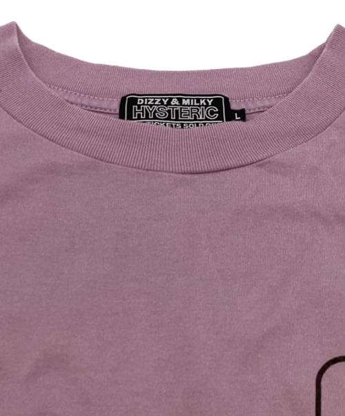 Hysteric Glamour（ヒステリックグラマー）Hysteric Glamour (ヒステリックグラマー) CHAOS L/S Tシャツ / 02223CL17 パープル サイズ:Lの古着・服飾アイテム