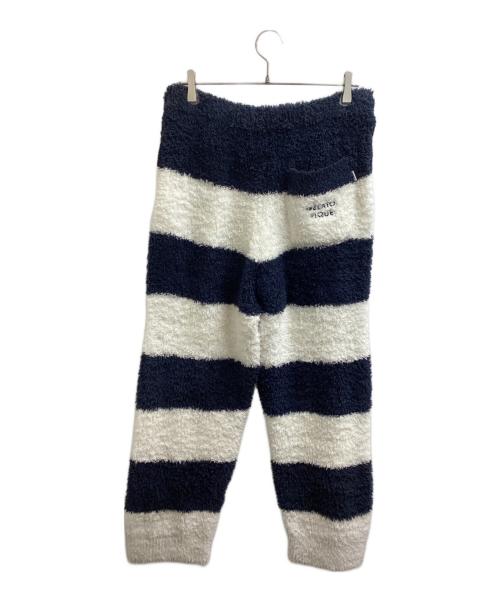 gelato pique（ジェラートピケ）gelato pique (ジェラートピケ) ジェラート2ボーダーロングパンツ / PMNP255910 ネイビー×ホワイト サイズ:L 未使用品の古着・服飾アイテム