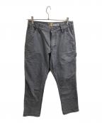 CarHarttカーハート）の古着「Rugged Flex Relaxed Fit Double Front Dungaree」｜グレー
