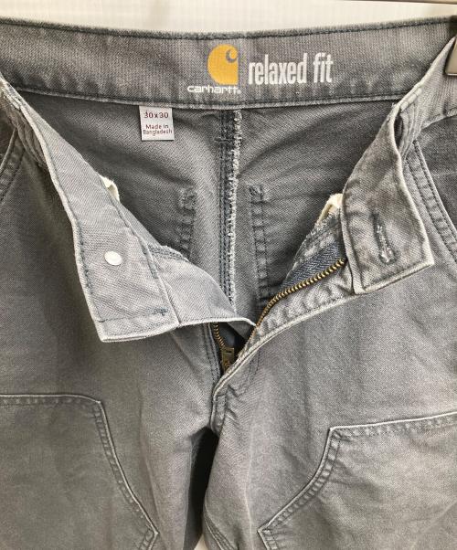 CarHartt（カーハート）CarHartt (カーハート) Rugged Flex Relaxed Fit Double Front Dungaree グレー サイズ:30/30の古着・服飾アイテム