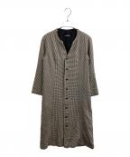 COMME des GARCONS tricotコムデギャルソントリコ）の古着「長袖ワンピース / TO-100200 / AD1995」｜アイボリー×ブラック