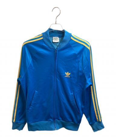 ☆良品 アディダス ヴィンテージ トラックジャケット フランス製 ATP 古着 80s アディダス ATP トラック ジャケット VENTEX サックス×ネイビー