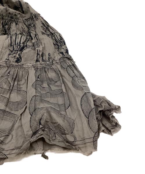 hysterics（ヒステリックス）hysterics (ヒステリックス) 総柄スカート / 3AK-4420 ブラウン サイズ:FREEの古着・服飾アイテム