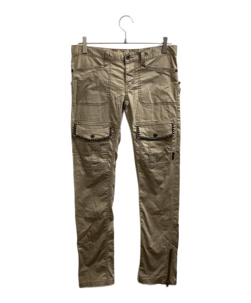 hysterics（ヒステリックス）hysterics (ヒステリックス) スタッズカーゴパンツ / 3AP-5023 ベージュ サイズ:Mの古着・服飾アイテム