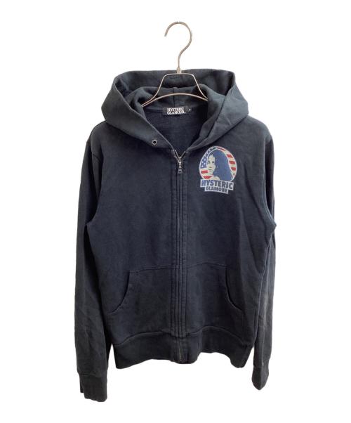 Hysteric Glamour（ヒステリックグラマー）Hysteric Glamour (ヒステリックグラマー) ジップパーカー / 0241CF09 ブラック サイズ:Sの古着・服飾アイテム