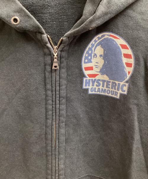 Hysteric Glamour（ヒステリックグラマー）Hysteric Glamour (ヒステリックグラマー) ジップパーカー / 0241CF09 ブラック サイズ:Sの古着・服飾アイテム