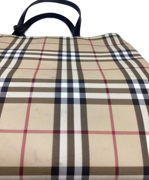 BURBERRY LONDON（バーバリーロンドン）BURBERRY LONDON (バーバリーロンドン) ノヴァチェックトートバッグ アイボリーの古着・服飾アイテム