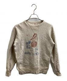 WAREHOUSE（ウエアハウス）の古着「SWEAT Lot403 ALOHA HAWAII / スウェット ロット403 アロハ ハワイ / Made in JAPAN」｜ベージュ