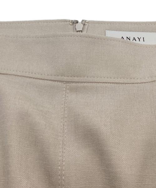 ANAYI（アナイ）ANAYI (アナイ) リネン調オックスフレアスカート　10242711350 アイボリー サイズ:36の古着・服飾アイテム