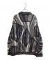 VERSACE CLASSIC (ヴェルサーチクラシック) メリノウール3Dニット / イタリア製 ブラック サイズ:L：9000円