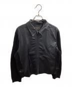 FENDIフェンディ）の古着「ニット切替ジャケット / Knit Panel Jacket / MADE in ITALY」｜ブラック