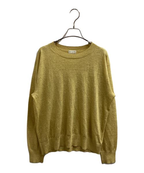 DRIES VAN NOTEN（ドリスヴァンノッテン）DRIES VAN NOTEN (ドリスヴァンノッテン) ラメニット ゴールド サイズ:Sの古着・服飾アイテム